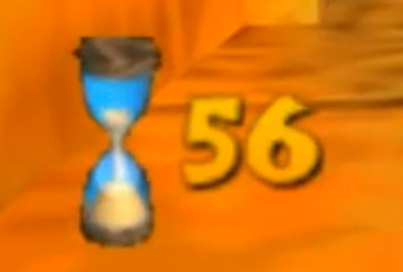 The timer as it appears in Gobi's Valley.